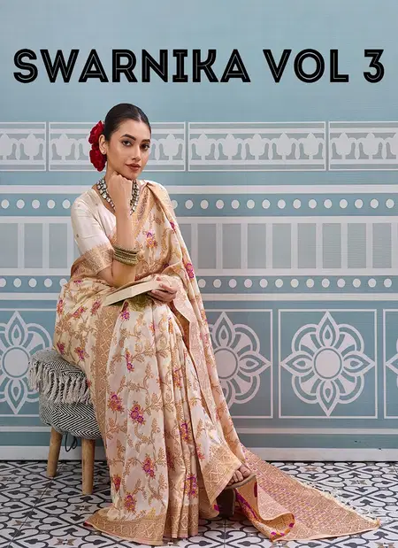 Swarnika Vol 3 By Ast Banarasi Silk Designer Festival Special Saree Suppliers In India